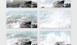 海边风景视频,海岸线上的视觉盛宴